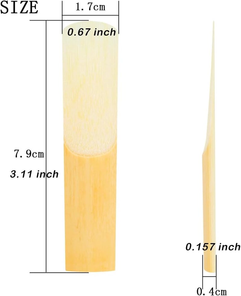 lightstar 10PCS Tenor Saxophone Reeds for Tenor Sax Strength 2.5 - Image 2